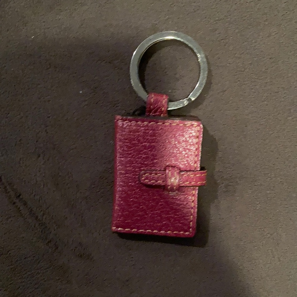 Coach photo key ring